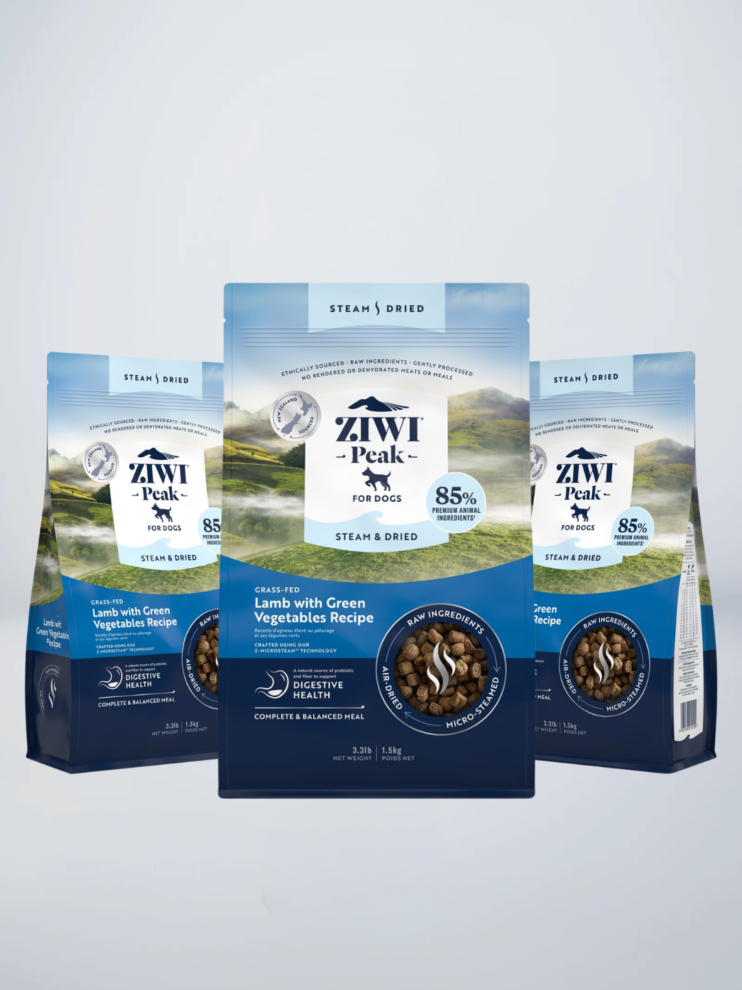 Lamb with Green Vegetables 3 x Bag Bundle (Short-Dated)