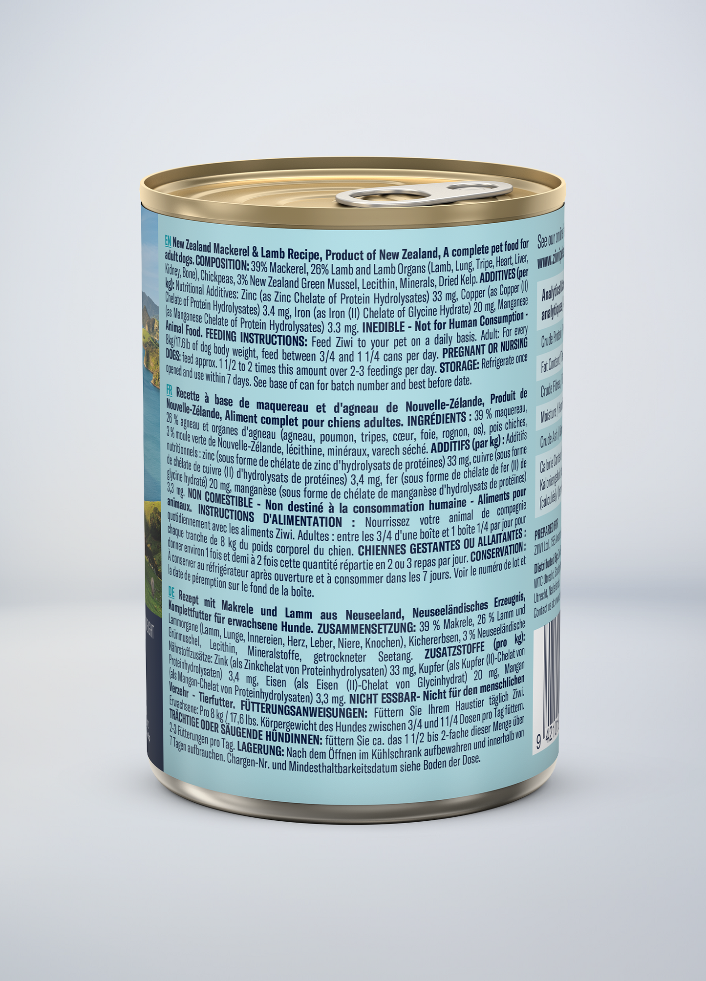 Original Canned Wet Mackerel & Lamb Recipe for dogs