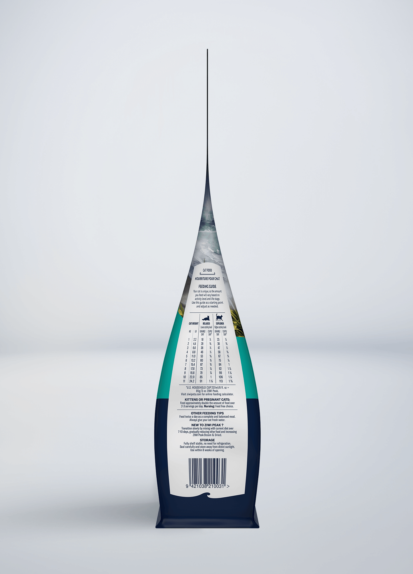 Steam & Dried Wild South Pacific Fish Recipe for cats