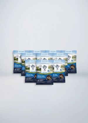 Steam & Dried Lamb with Green Vegetables Sample for dogs 10 x 30g