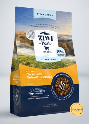 Steam & Dried Cage-free Chicken with Orchard Fruits Recipe for dogs