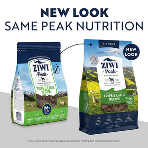 ZIWI Peak Air-Dried Tripe & Lamb For Dogs **Out Of Date**