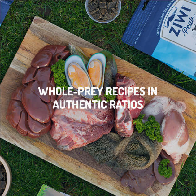 WHOLE-PREY RECIPES IN AUTHENTIC RATIO