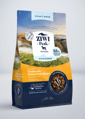 Steam & Dried Cage-free Chicken with Orchard Fruits Recipe for dogs