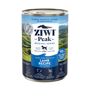 ZIWI Peak Wet Lamb Cans For Dogs